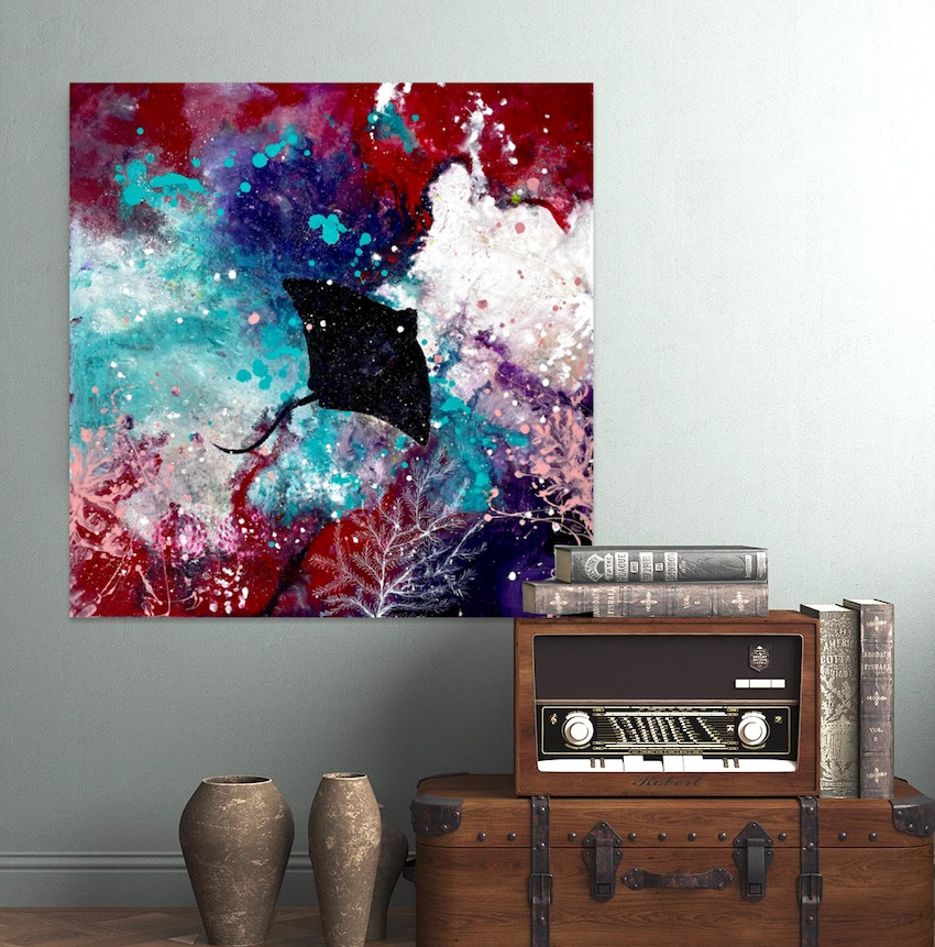 HLUBINA / 80x80cm