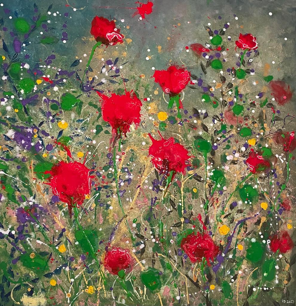DIVOKOST V DUŠI / 130x130cm